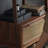 Coat Rack Leather Rings Brass Hooks Walnut