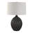 Uttermost Levee Satin Black Table Lamp