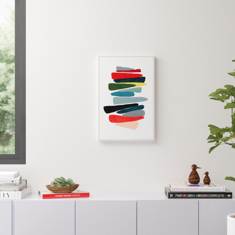 " Sliding Down " by Marmont Hill Painting Print, 24" H x 16" W