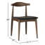 Chaise d'appoint en bois massif Talman-1670568399
