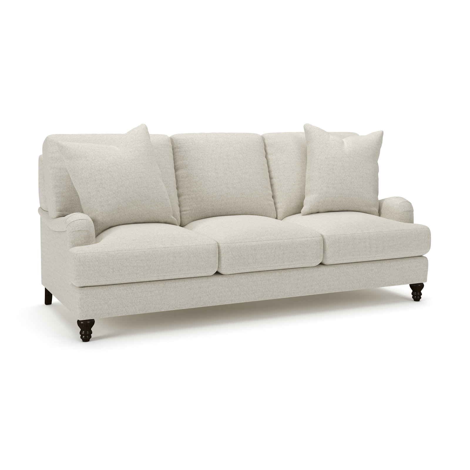 Walters 88'' Sofa, Macarena Light Gray Canvas