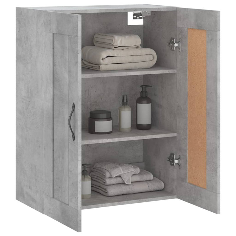 Medgar Bathroom Cabinet, Concrete Grey