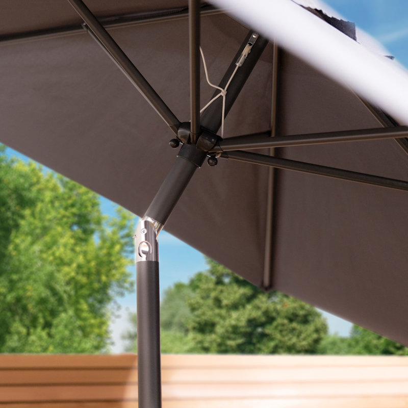 270cm Market Parasol, Grey