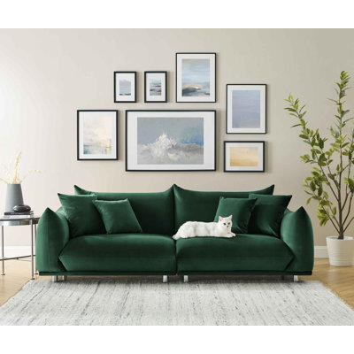Arnya 225.8Cm Round Arms Sofa
