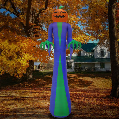 12ft Inflatable Halloween Pumpkin Ghost