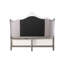 Lit Ariadne en velours et finition platine antique-558579263
