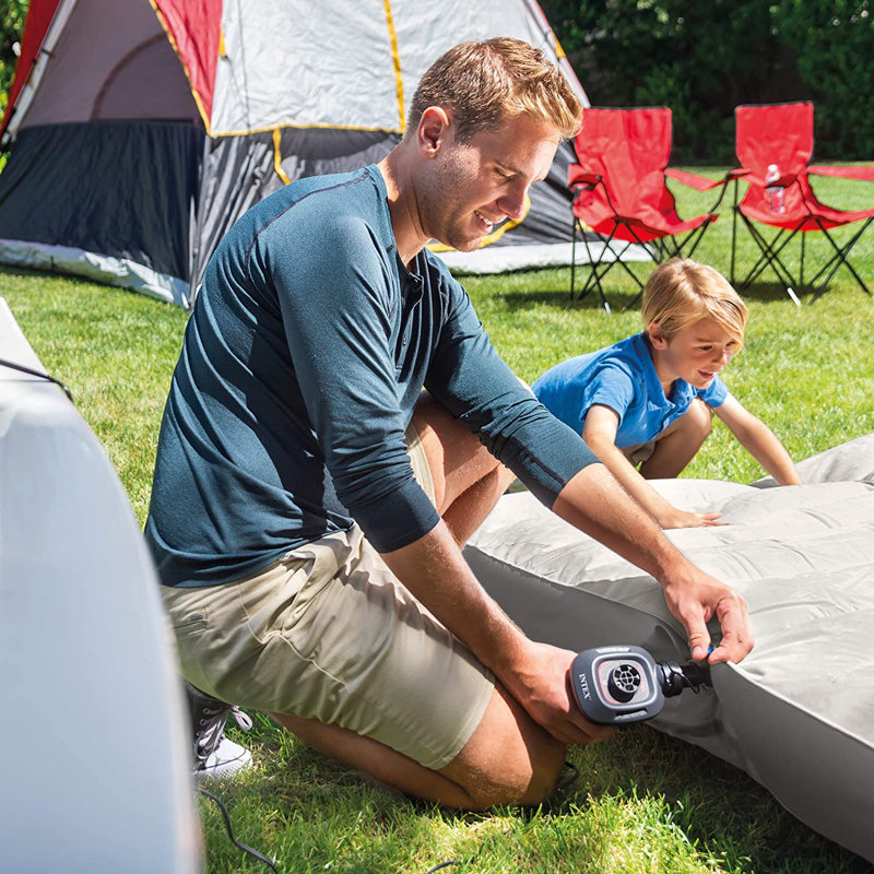 Intex Quick-Fill DC Electric Air Pump - 23.0 CFM, Black/Red
