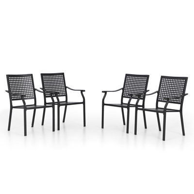 Bjartmar Outdoor Stacking Dining Armchair