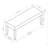 1Pc Upholstered Bench Soft Neutral Tone
