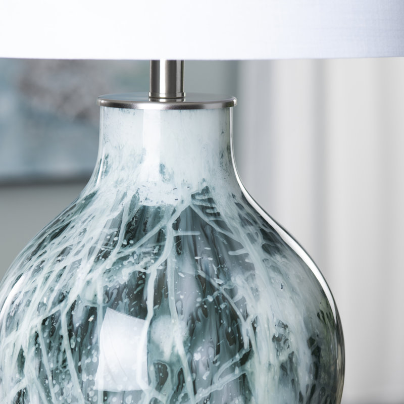 Lampe de table en verre Gwin