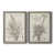 Toile avec cadre gris