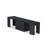 9-Pc Dining Table Set a Rectangular Dining Table and a wooden Bench and 7 Dark Gotham Grey Linen Fabric Kitchen Chair, Wire Brushed Black-263195131-249577655-263195130