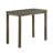 Brown/Beige Transitional Counter-Height Dining Set - 42"W Table W/ Biscuit-Tufted Stools, Rubberwood & Engineered Wood ?