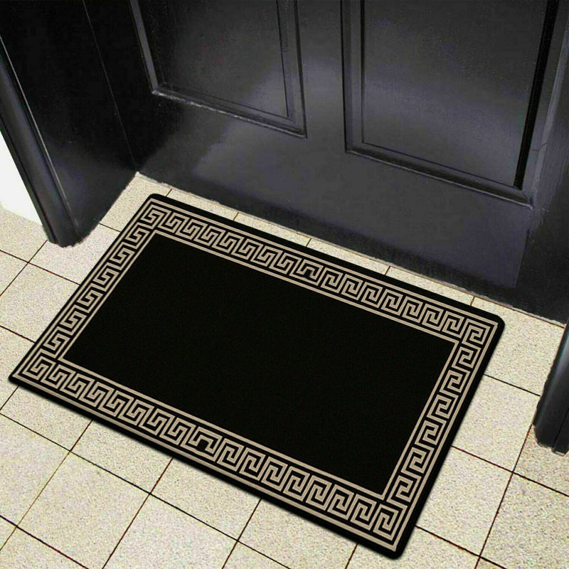 Raytown Non-Slip Geometric Indoor Doormat, 80cm W x 300cm L