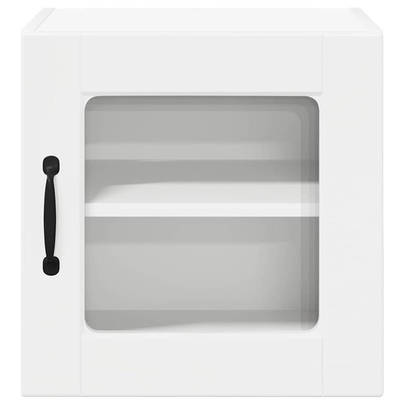 Vidaxl Kitchen Wall Cabinet With Shelf Artisan Oak 80 X 31 X 40 Cm, High Gloss White, 40cm H x 40cm W x 31cm D