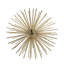 Ensemble de 2 boules décoratives Beckman de 6,5 po de diamètre x 3 po or
