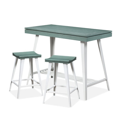 Meddard 2 - Person Trestle Dining Set