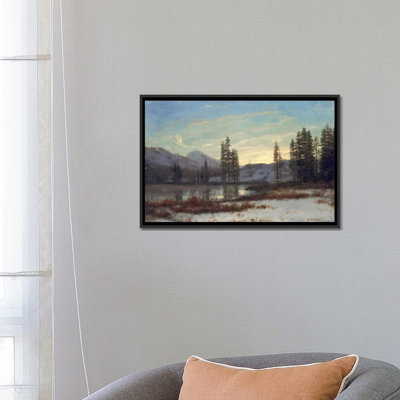 'Snow in the Rockies' Graphic Art Print on Canvas