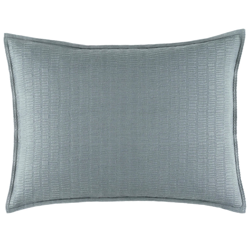 Roark Matelasse Sham, Standard, Plaster