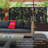 Rainforest 3 ft. x 4 ft. Decorative Privacy Panel in Black Powder-Coated Steel with Screws