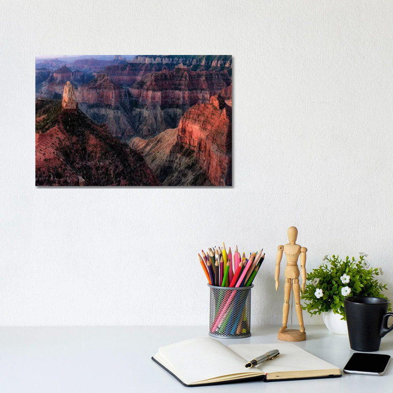 Grand Canyon Formation I by Dennis Frates - Print on Canvas, Wrapped Canvas, 20.32cm H x 30.48cm W x 1.91cm D