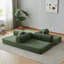 Canapé-lit en futon de 79 po avec 2 coussins pour lit futon convertible en velours côtelé 79 po - Aucun assemblage requis-881898759-882903961