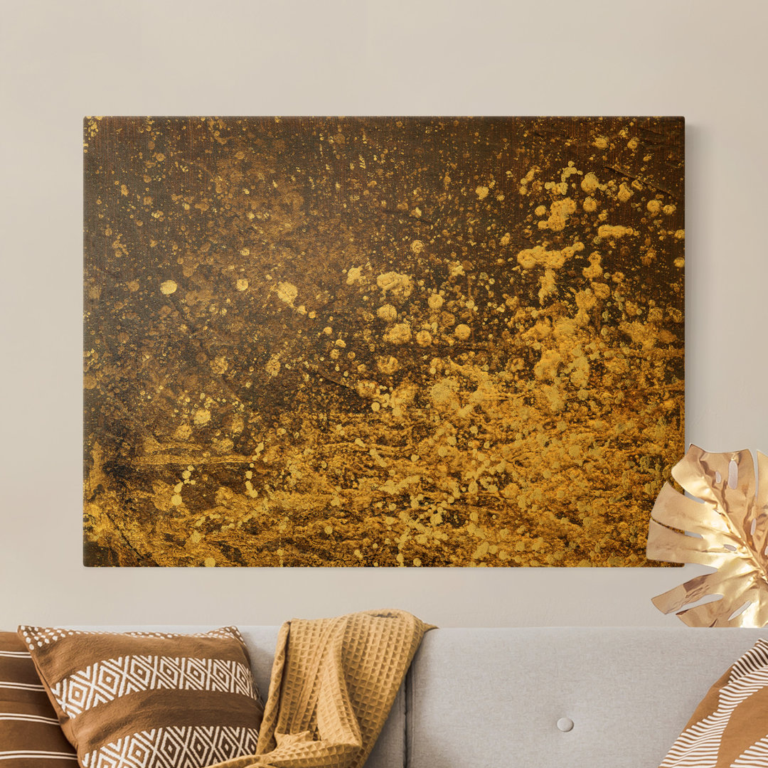 Leinwand Goldene Unruhe