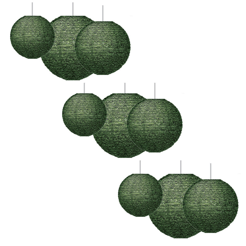 Lanternes suspendues en papier