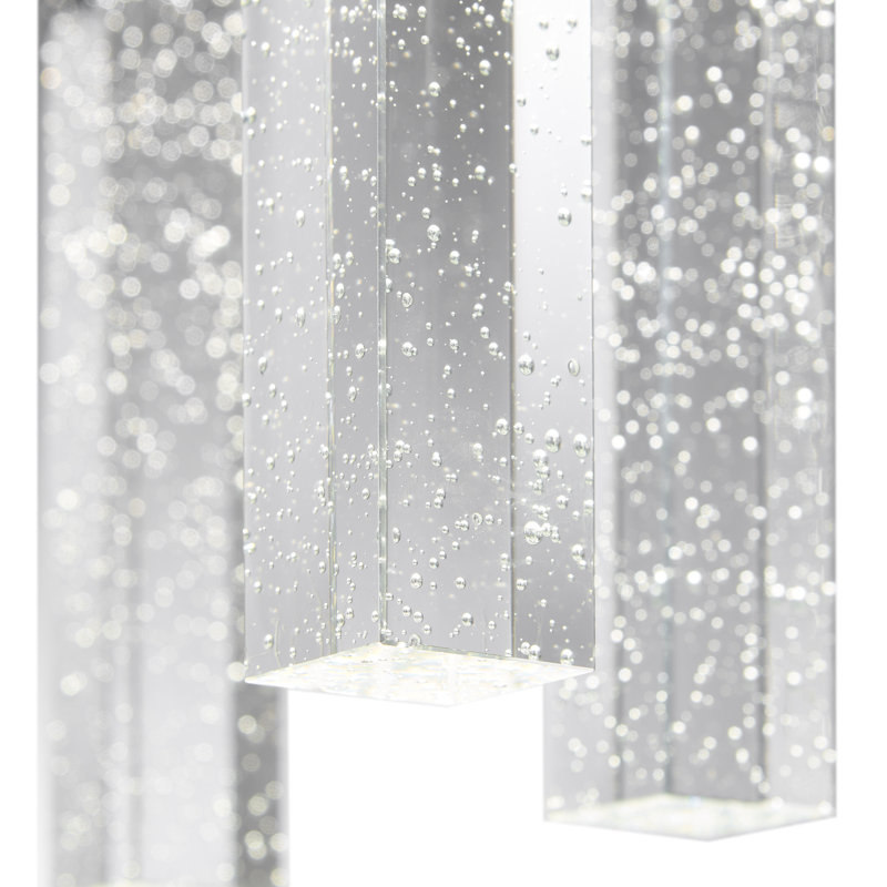 Lustre cylindrique à lumières DEL Hollar