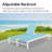 Outdoor Aluminum Double Chaise Lounge-1902753004