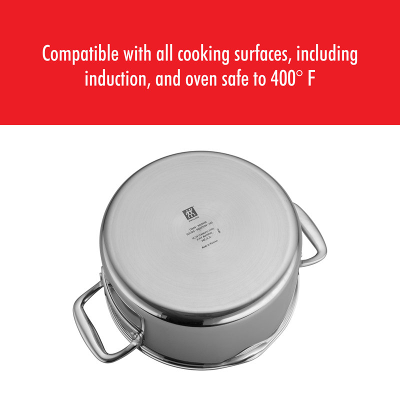 Zwilling Clad CFX 6-qt Stainless Steel Nonstick Dutch Oven