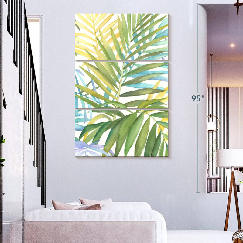 Harnek motif tropical I, H 32 po x l 20 po