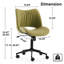 Chaise de bureau Alleyna-407337291