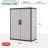Keter Premier Tall 4.6x5.6 ft. Vertical Resin Outdoor Storage Shed for Patio Furniture and Tools