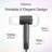 Professional High-Speed Ionic Blow Dryer 110,000 RPM, Compact Hair Dryer with Magnetic Diffuser, Fast Drying with Brushless Motor, Low Noise, Smart Temperature Control-116784258