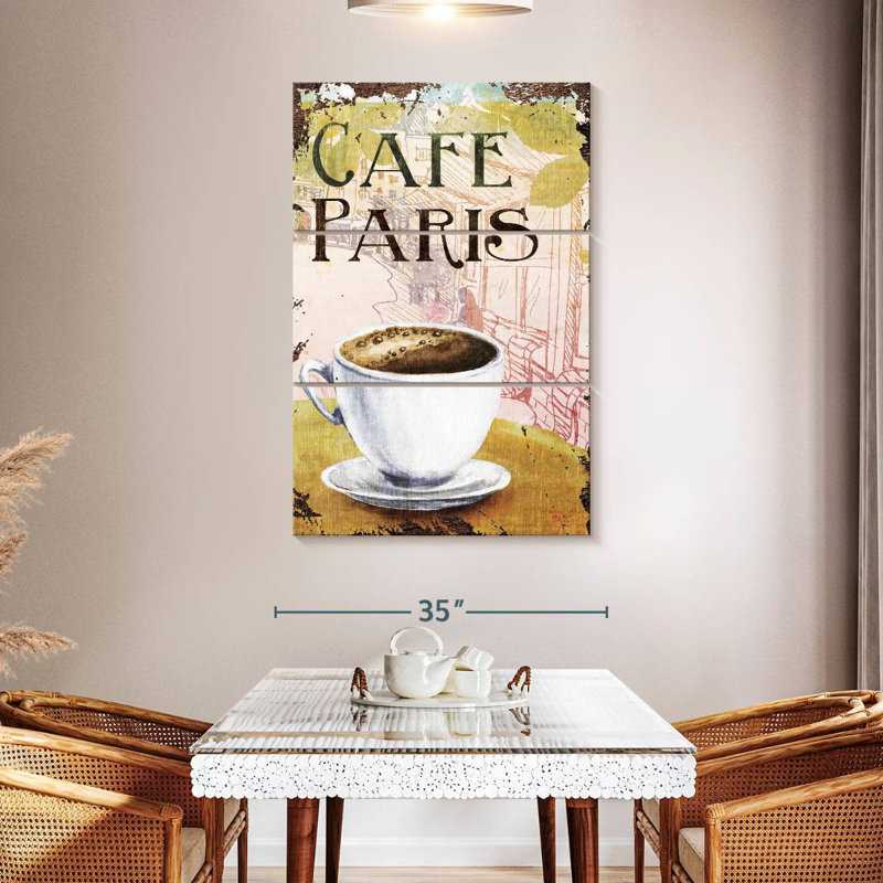 Yarlin Parisian Coffee, 50'' H x 32'' W