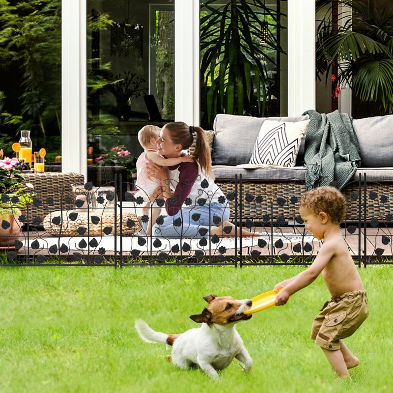 Antwerp 67cm H x 69cm W Included 5 panel Garden Fence