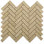 Crema Marfil Herringbone 1X3 Marble Mosaic Tiles