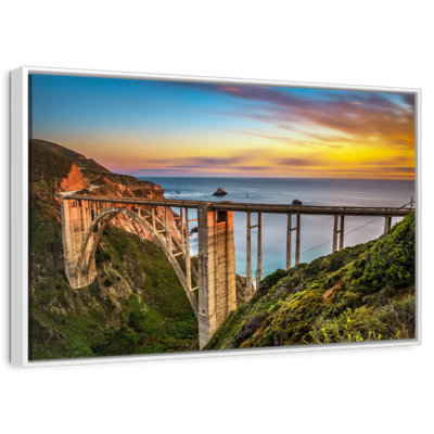 Bixby Creek Bridge At Sunset