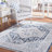 Arora Washable 210 Area Rug In Beige / Navy-1436333074
