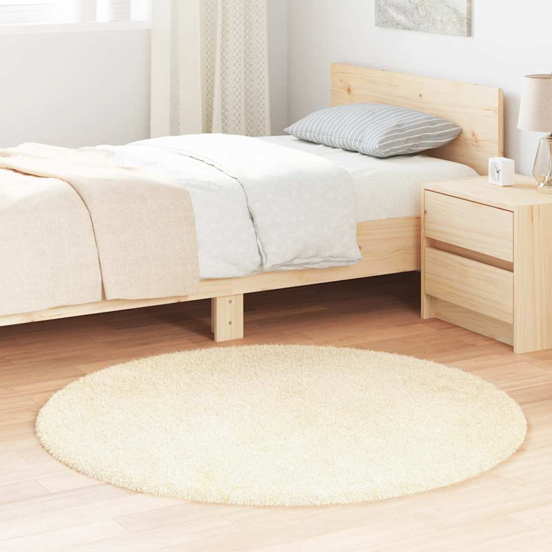 Solid Colour Area Rug, Round 120cm