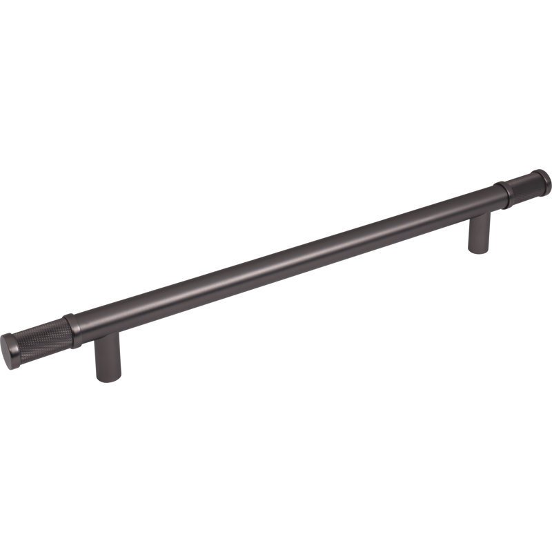 Burnham Appliance Pull, Ash Gray, 12" Center To Center