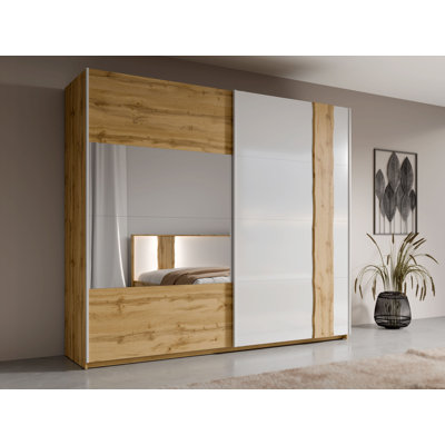 Reade 2 Door Manufactured Wood Wardrobe