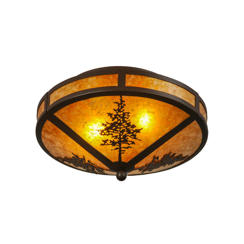 Rustic Lodge 2 - Light Flush Mount
