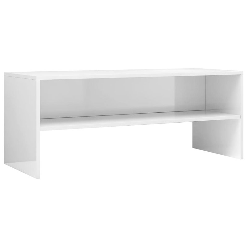 Havard Unfinished TV Stand, 80cm, White