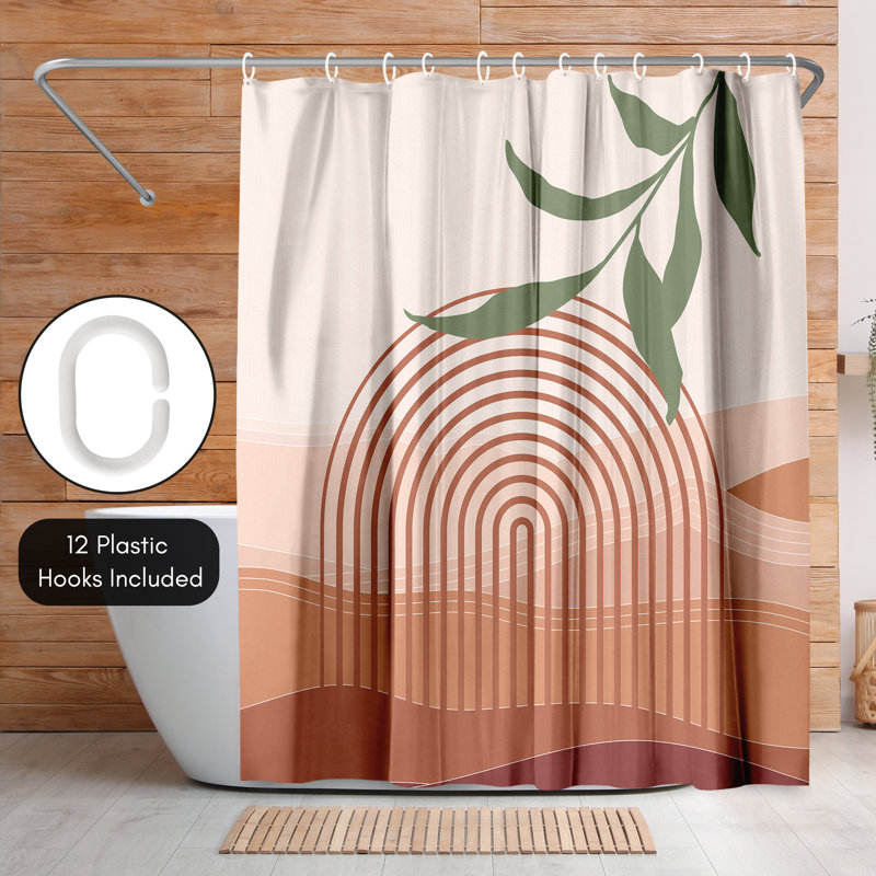 Rideau de douche Bradian Boho Rustic
