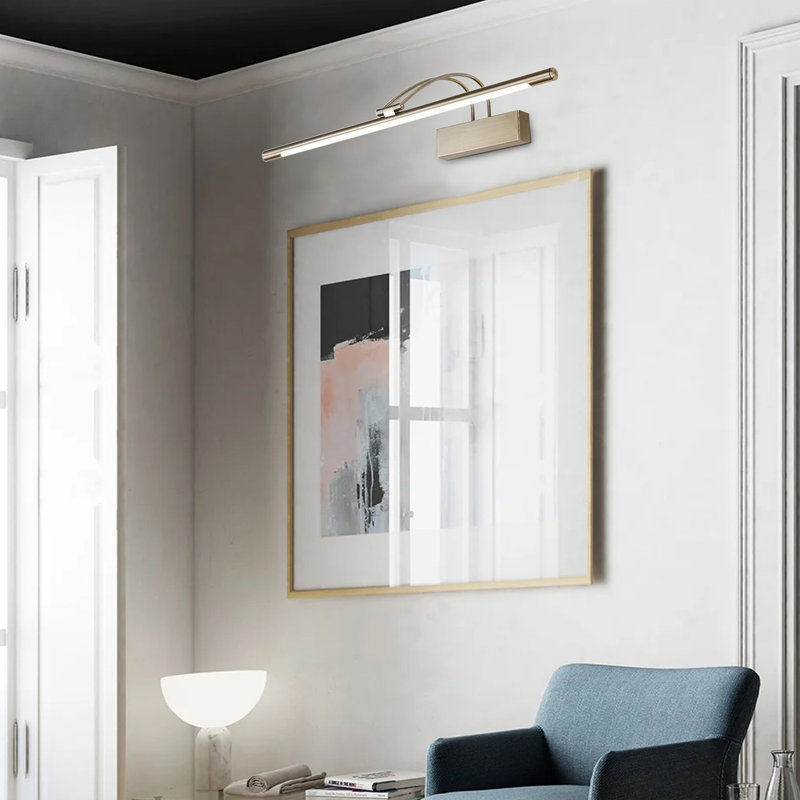 Miroir lumineux à DEL 1 lumière à intensité variable, Argent, H 6,88 po x l 24 po x P 24 po, 11 W