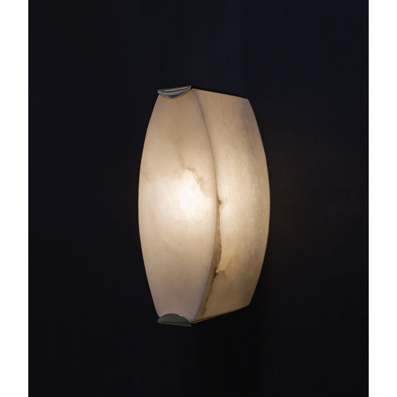 Ravel 1 - Light Flush Mounted Sconce, Polished Brass