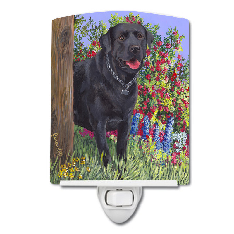 Veilleuse Westie, Labrador Retriever noir