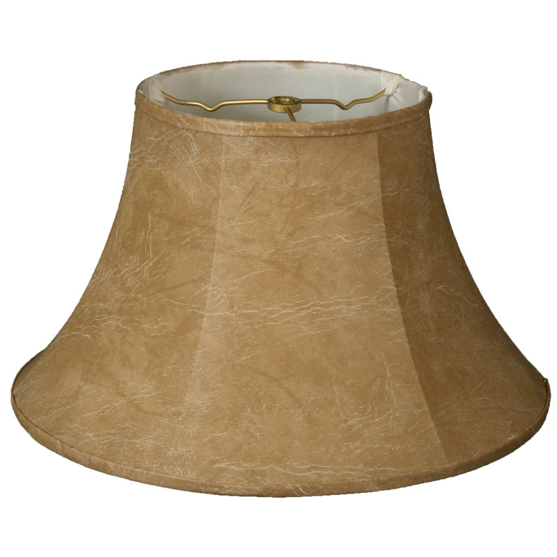 Abat-jour cloche en similicuir (araignée), Mouton, H 13 po x l 18 po x P 18 po